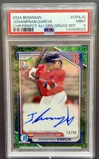 GRASS JOHANFRAN GARCIA Bowman Chrome 2024 Green Red /99 Auto