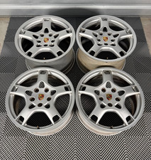OEM 19" PORSCHE 997 Carrera S Lobster Claw Wheels Rims NB Genuine