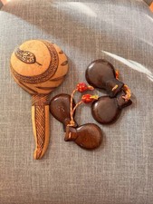 Set of Maraca and Castanets Vintage