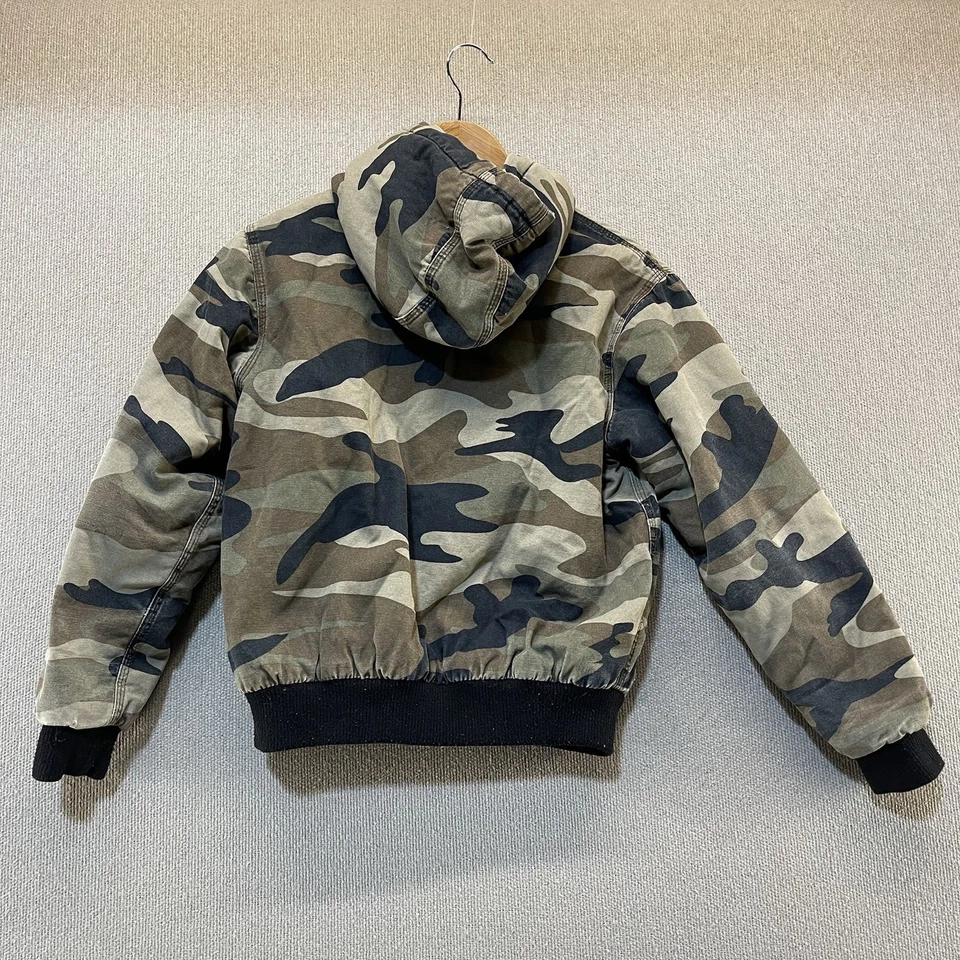Chaqueta Paredes Jóvenes Niños L Camuflada L L L Forrada Sherpa Insualted Kidz Grow Bomber Foto 2 de 4