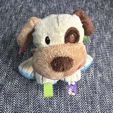 Taggies Puppy Dog Tag n Play Pals Plush Baby Stuffed Toy 9 Inches