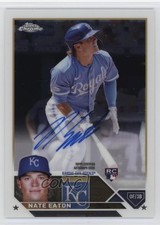 2023 Topps Chrome Rookie Auto Nate Eaton #RA-NE Auto 0z9d