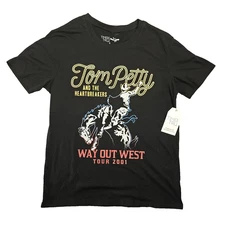 Tom Petty and the Heartbreakers T Shirt Time and Tru Women's Way Out West NEW