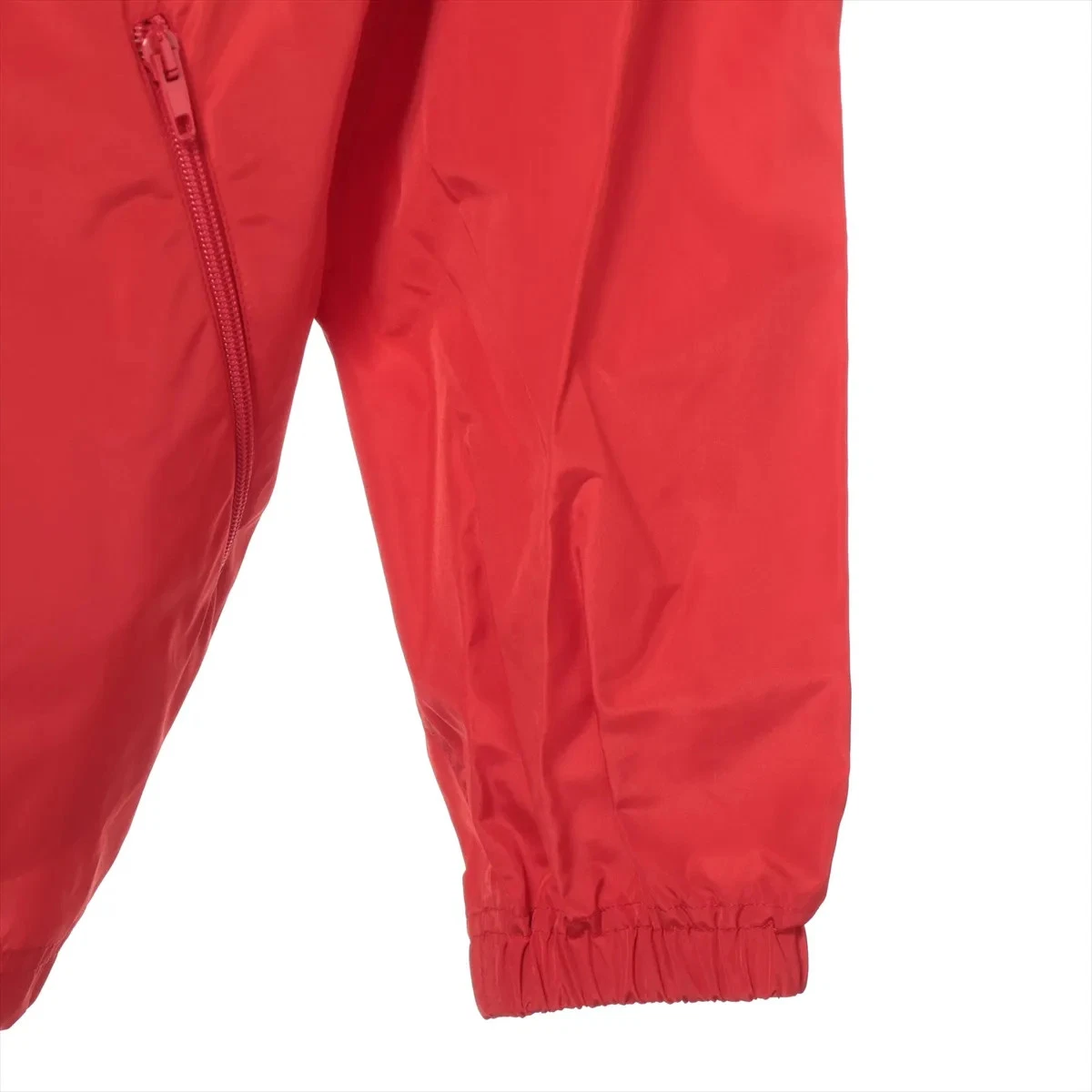 Balenciaga 18 anni giacca poliestere 44 uomo rosso 556238 retro logo cappuccio portaoggetti