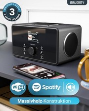 WLAN Internet-Radio, K&uuml;chenradio,DAB, BT,2.1, Majority Bard,schwarz, WIE NEU
