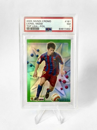 2005 Mundi Chrome Top Liga Foil Lionel Messi #181 PSA 7