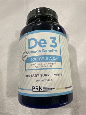PRN De 3 Omega Benefits - (Omega 3) 90 Softgels