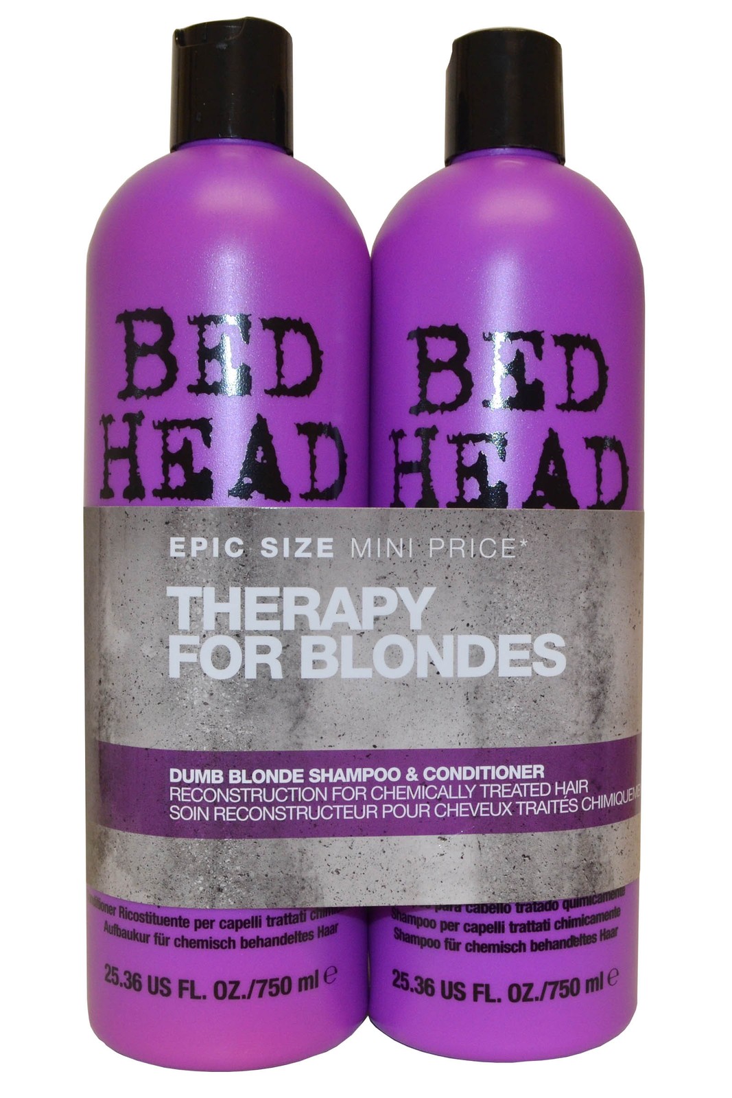 Bed Head by TIGI Dumb Blonde Shampoo & 1.5 l (Pack of 1), Multicoloured - Image 7