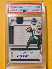 2024 Panini NT Collegiate - Michael Pratt #CCS-MP Blue /49 (AU, MEM, RC)