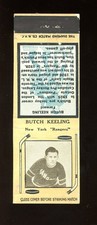 1936-39 Diamond Matchbooks Tan Hockey Butch Keeling GD