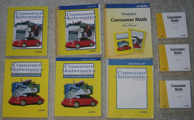 Abeka Consumer Mathematics In Christian Perspective 2nd Ed, 6 Book 3 DVD Set