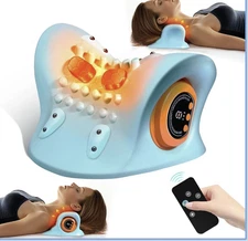 NEW! Heating Wave Vibration Electric Dr. Meeti Cervical Pillow For Neck Pain