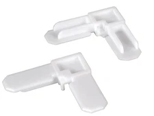 Prime-Line Screen Frame Corner 1/4", 3/4" X 1/4" Plastic White Box Of 100
