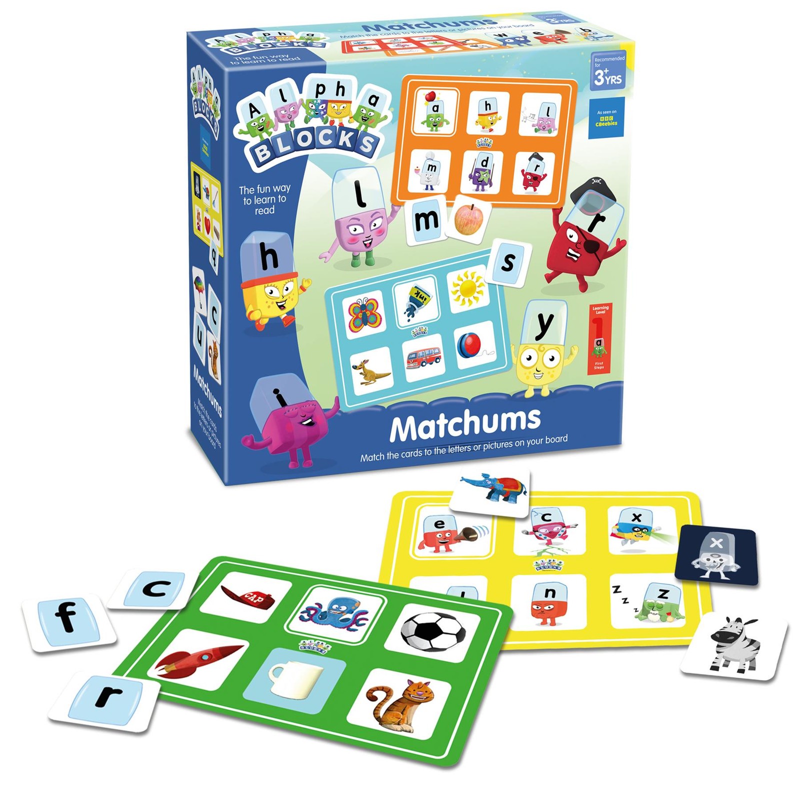 Alphablocks Matchums Phonics Spelling Letter Sound Recognition Game