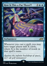 How Is This a Par Three?! (Galaxy Foil) [Unfinity] Foil Near Mint MTG