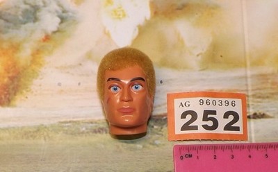Vintage Action Man 40th Replacement Eagle Eye Blonde Flocked Fuzzy Hair R252