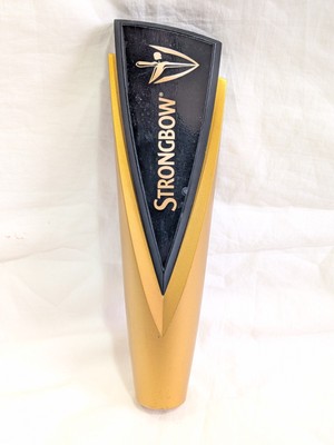 Strongbow Apfelwein schwarz & gold Pumpe Zapfhahn Griff