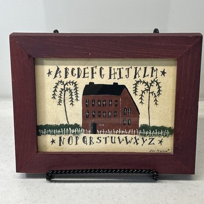 Lori Maphies Art Framed Print Folk Americana Home ABC s