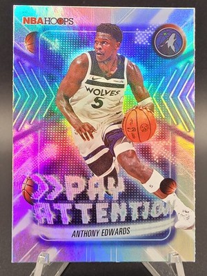 2025-26 Topps NBA Hoops - Pay Attention Anthony Edwards #PA-1
