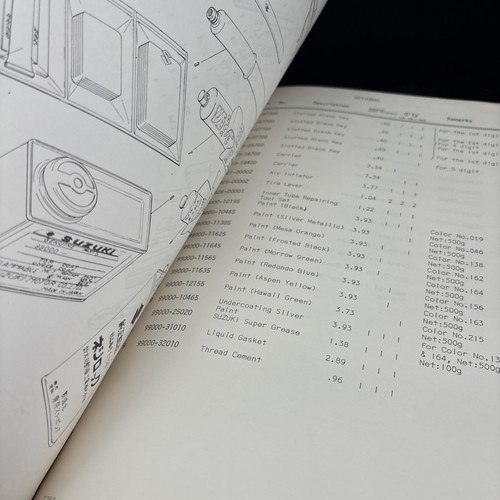 Genuine Vintage OEM 1971 Suzuki Motorcycle T250 Parts Catalog Manual Catalogue - Bild 4 von 6