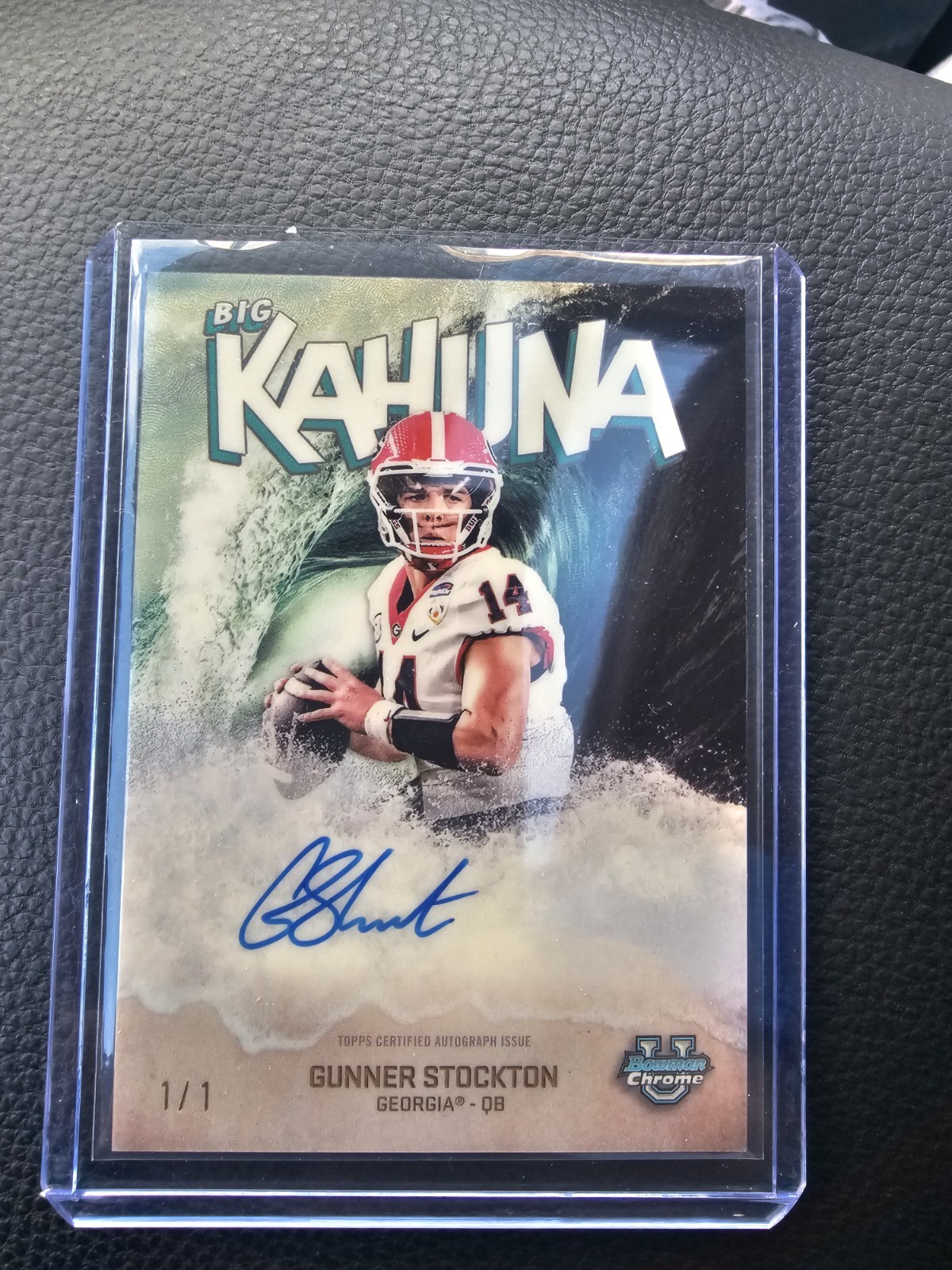 2025 GUNNER STOCKTON Bowman U Chrome Big Kahuna SuperFractor 1/1 ON CARD AUTO🔥 
