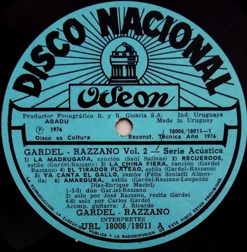 Gardel - Razzano Serie Acústica Vol. 2 - LP 33T - Picture 3 of 3