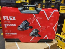 Flex Angle Grinder Set L2200 + L811 in Case 125mm/230mm 492.302