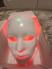 Dermalumae Colorful Led Light Therapy Facial Beauty Mask Complete W/Instructions