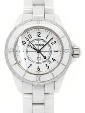 Chanel J12 H0968 Ladies' White Ceramic 33mm Quartz #TW042