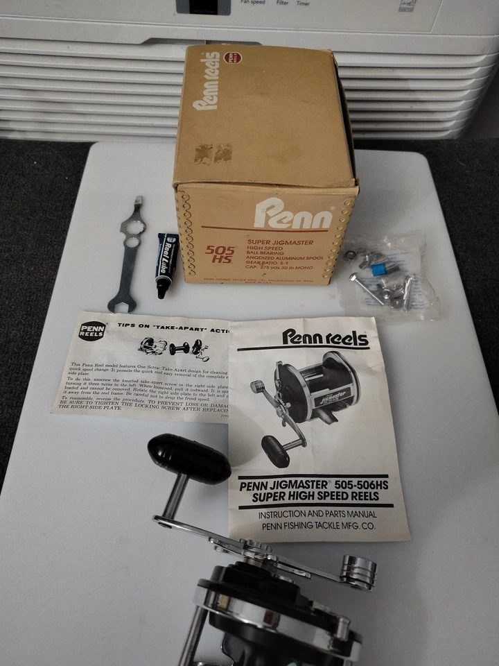 DE COLECCIÓN (PENN) SUPER JIGMASTER 505-HS = ALTA VELOCIDAD (NOS) VER FOTOS Foto 2 de 4