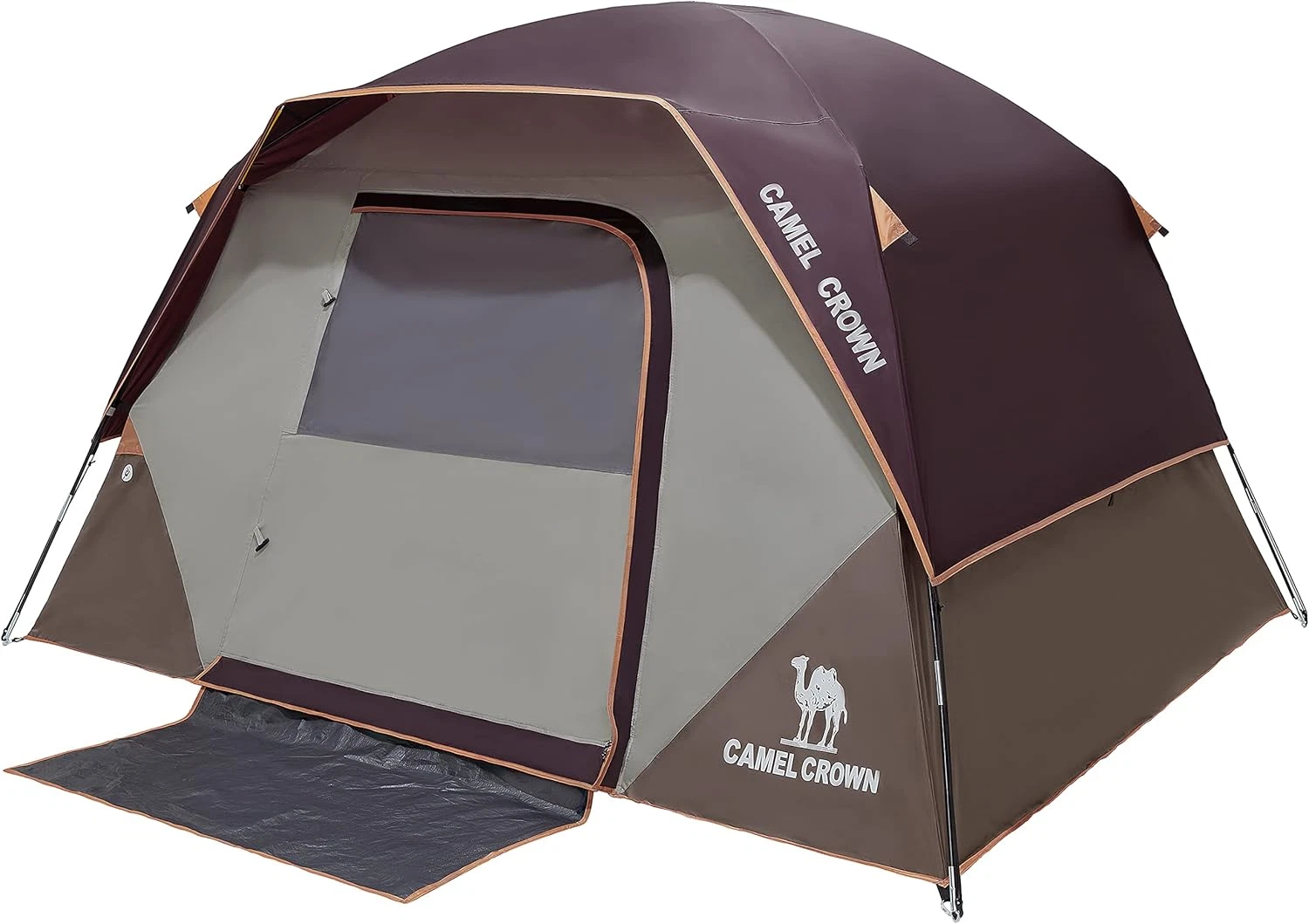Waterproof Camping Tents for 4-8 People, Quick Setup & Portable Backpacking