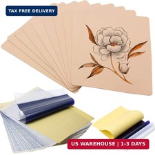 Tattoo Practice Skins with Transfer Paper - 30Pcs Tattoos Fake Skin and Stencil