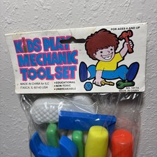 Vintage 70/80  s kids play mechanic tool set New