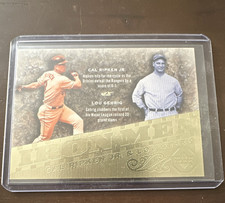 Upper Deck 2007 Series 1 Baseball Iron Men Insert #IM31 Cal Ripken Jr Lou Gehrig