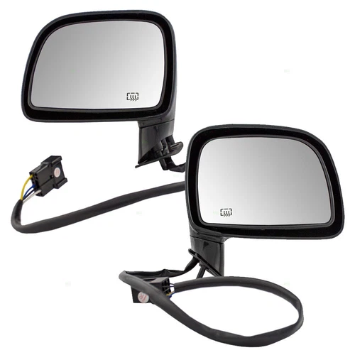Power Mirror fits 1995-1997 Town Car Heated Set F6VZ17682AA FO1321148