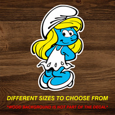 Vinyl Decal Sticker Fits Smurfette The Smurfs