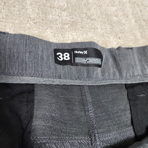 Hurley Nike Hybrid Shorts Men 38 Performance Dri Fit Stretch Chino Quick Dry - Picture 7 of 11