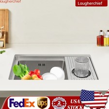 Kitchen Sink, Stainless Steel Kitchen Sink, Stainless Steel Sink with Cup Washer