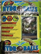 2.5 lb bag Zoo Med HydroBalls Lightweight Expanded Clay Terrarium Substrate