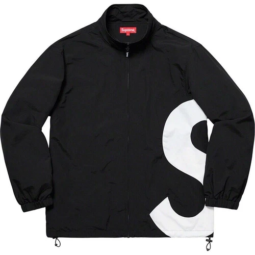 Veste de survêtement noire logo Supreme S taille M SS19 DS
