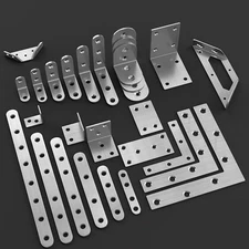 Corner Braces Bracket Right Angle L shape Stainless Steel Brace Bracket for Wood