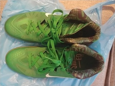 Nike Hyper Rev 2012 Basketball Shoes In Green And Black. Size 11 Mens. 