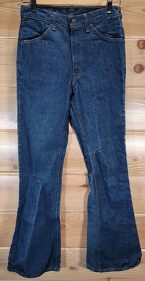 VTG Levi's 646 Orange Tab 70s Bell Bottom Flare Jean Unisex 27X29