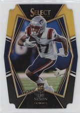 2021 Panini Select Premier Level Black & Gold Prizm Die-Cut Tre Nixon #199 11th