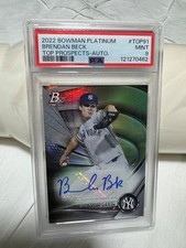 2022 Bowman Platinum - Top Prospects Brendan Beck #TOP-91 Autographs (AU, RC)