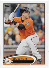 2012 Topps #398A Buster Posey - San Francisco Giants