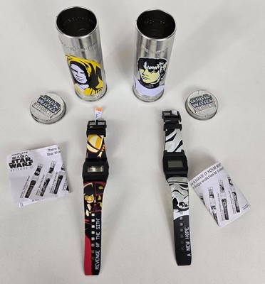 TWO Star Wars Saga Burger King Brand WATCHES: A New Hope & Revenge of the Sith