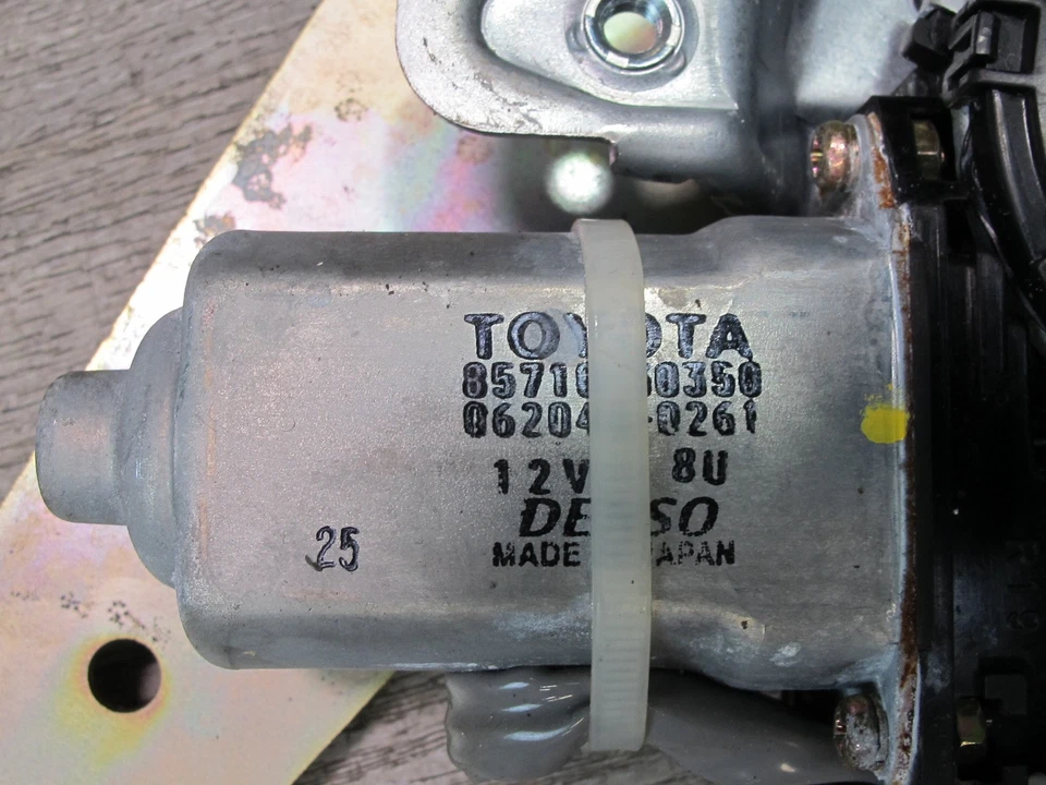 98-05 LEXUS JZS160 GS400 GS430 GS300 REGULADOR VENTANA PUERTA TRASERA IZQUIERDA CON MOTOR OEM Foto 3 de 4