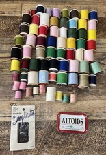 Sewing Thread Spools - Mixed Colors - Some Vintage Various Brands - Lot of 70