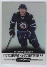 2017-18 Upper Deck Synergy Noteworthy Newcomers Brendan Lemieux #NN-28 8tn